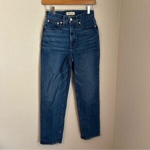 Madewell Women’s High Rise Straight Leg Denim The Perfect Vintage Jean, Size 25